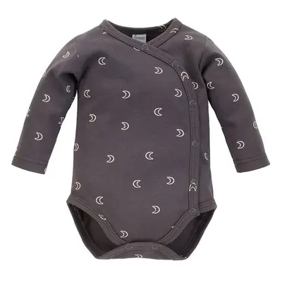 Pinokio Kidss Dreamer Buttoned Longsleeve Bodysuit Graphite/Pattern 57926791