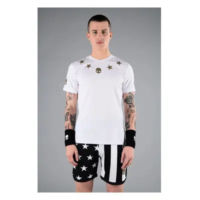 Pánské tričko Hydrogen Star Tech Tee White/Gold XL 91717675