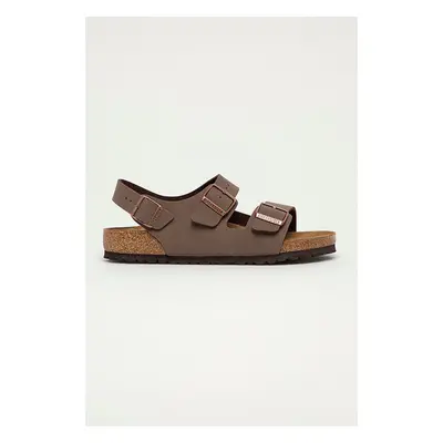 Sandály Birkenstock Milano pánské, hnědá barva, 634501 84010957