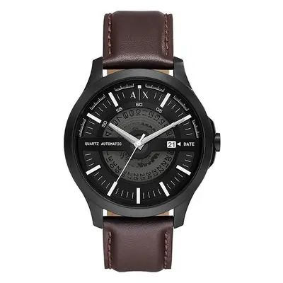 Hodinky Armani Exchange černá barva 76333420