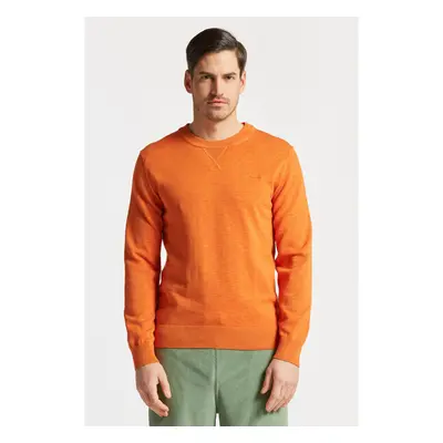 SVETR GANT COTTON FLAMME C-NECK PUMPKIN ORANGE 77109977