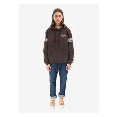 Guess U.S.A. Bavlněná mikina Guess Washed Hoodie pánská, hnědá barva, 84651850