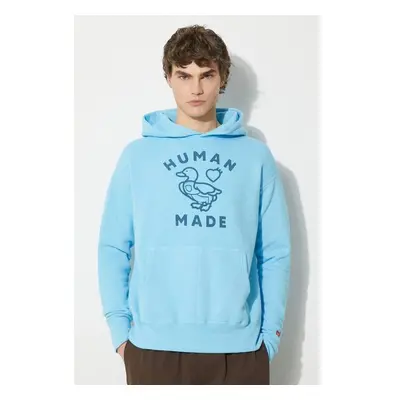 Bavlněná mikina Human Made Tsuriami Hoodie pánská, s kapucí, s 91586237