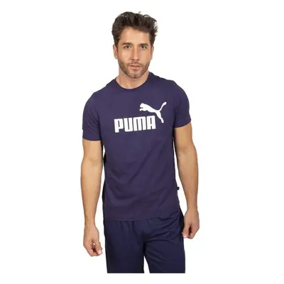 Puma ESS Logo Tee blue 56490618