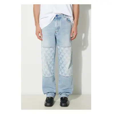 Džíny Marcelo Burlon Laser Cross Dnm Straight Pant pánské, 96020652