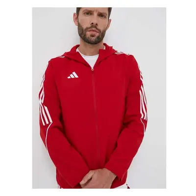 Tréninková bunda adidas Performance Tiro 23 červená barva, přechodná 83073999