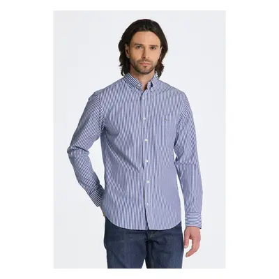 KOŠILE GANT REG POPLIN STRIPE SHIRT COLLEGE BLUE 84606172