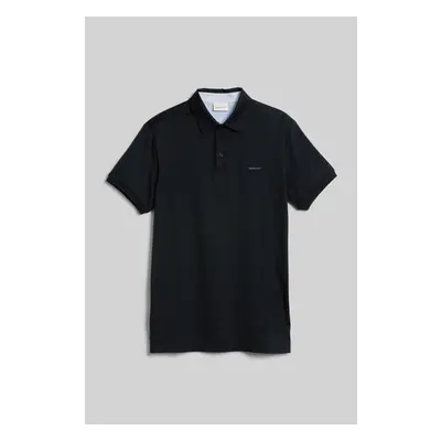 POLOKOŠILE GANT MERCERIZED JERSEY SS RUGGER BLACK 89451250