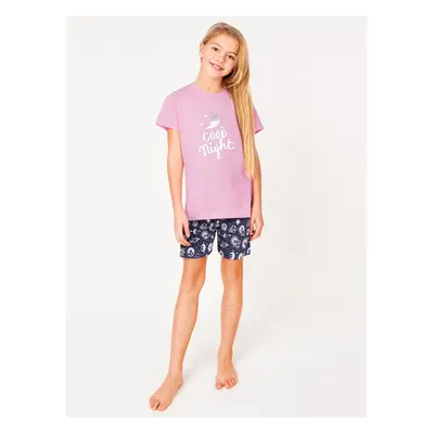 Yoclub Kidss Girls Short Cotton Pyjamas PIA-0022G-A110 72813713