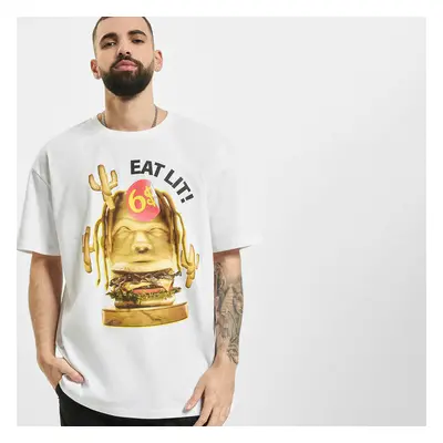 Tričko Urban Classics Eat Lit Oversize Tee White 87308691