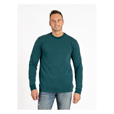 TallGuys UNISEX prodloužená mikina bez kapuce | Smaragd green | 75377595