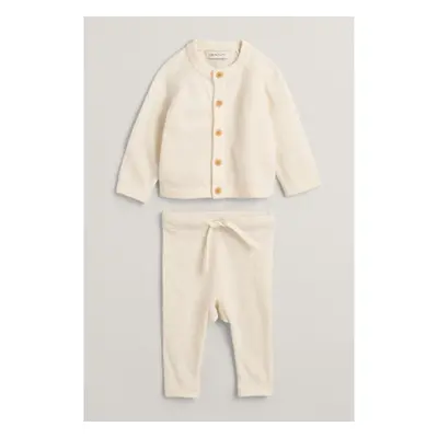 DĚTSKÝ SET GANT CARDIGAN AND PANT GIFT SET MILD WHITE 84796933