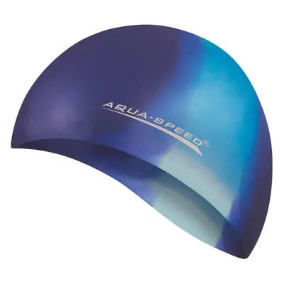 AQUA SPEED Unisexs Swimming Cap Bunt Pattern 76 84462534