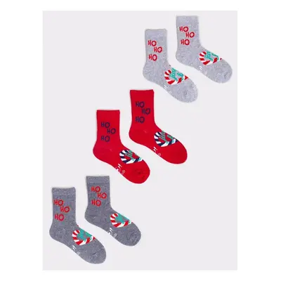 Yoclub Kidss Christmas Socks 3-Pack SKA-X046U-AA00 87880772