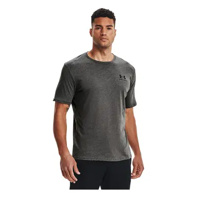 Tričko Under Armour Sportstyle Lc Ss Charcoal Medium Heather S 90326127