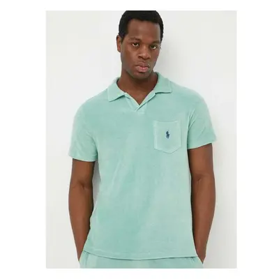 Polo Ralph Lauren Polo tričko Ralph Lauren zelená barva, 710901044 90741848