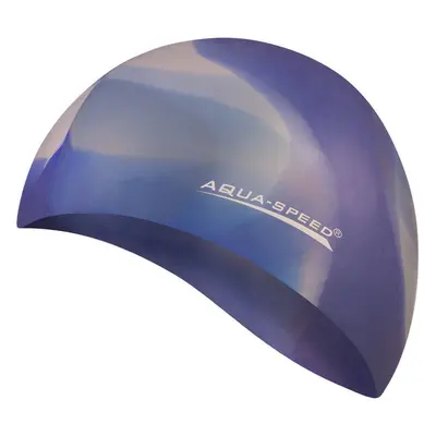 AQUA SPEED Unisexs Swimming Cap Bunt Pattern 85 88465718