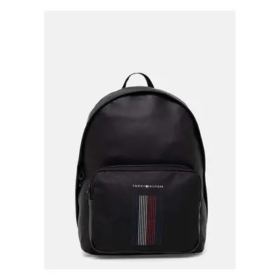 Batoh Tommy Hilfiger pánský, černá barva, velký, hladký, AM0AM12598 95725349