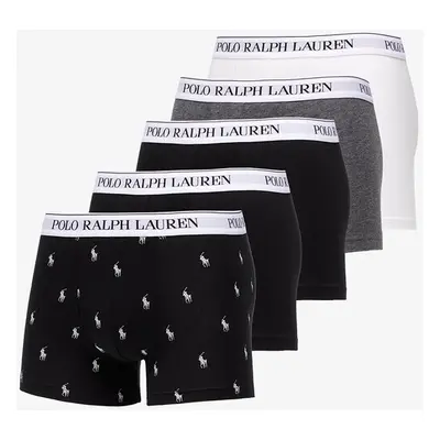 Boxerky Polo Ralph Lauren Stretch Cotton Five Classic Trunks Black/ 71658249