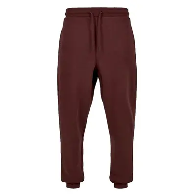 Pánské tepláky Urban Classics Basic Sweatpants - tmavě červené 79093325