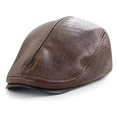 Pánský baret Albert Tm.Hnědá 81182318