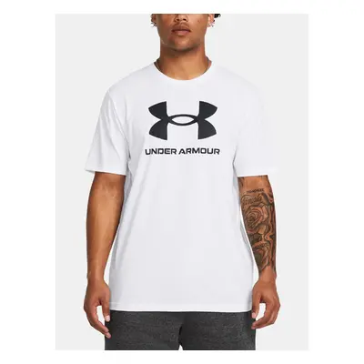 Under Armour Tričko UA SPORTSTYLE LOGO UPDATE SS-WHT - Pánské 91312734