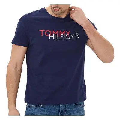 Pánské modré triko Tommy Hilfiger 72393579