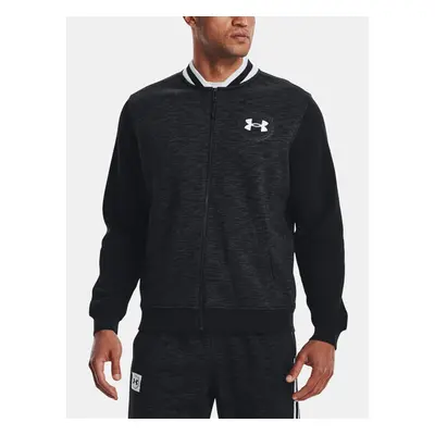 Under Armour MMikina UA Essential Heritage Flc FZ-BLK - Pánské 74132290