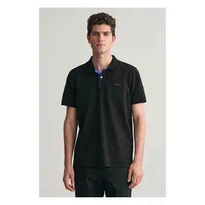 POLOKOŠILE GANT REG CONTRAST PIQUE SS RUGGER BLACK 88091712