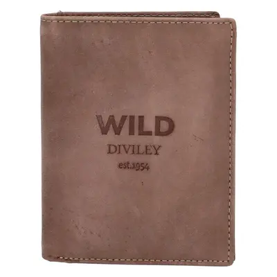 WILD collection Pánská kožená peněženka taupe - WILD 1931 taupe 63752468