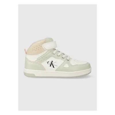 Dětské sneakers boty Calvin Klein Jeans růžová barva 83888619