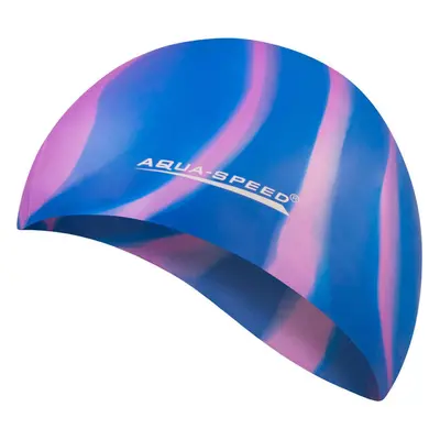 AQUA SPEED Unisexs Swimming Cap Bunt Pattern 60 84461677