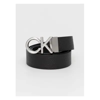 Kožený pásek Calvin Klein pánský, černá barva 76333806