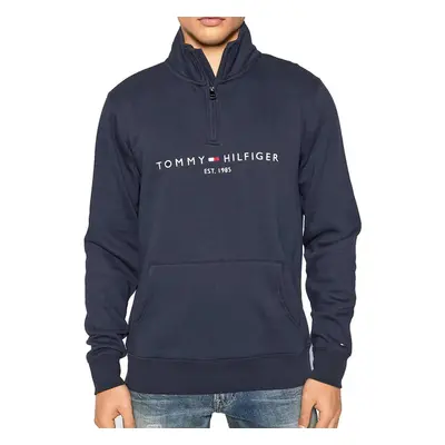 Pánská modrá mikina Tommy Hilfiger Half Zip 74380482