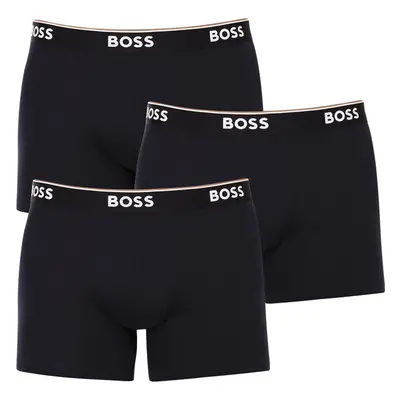 3PACK pánské boxerky BOSS tmavě modré (50475282 480) 80735537