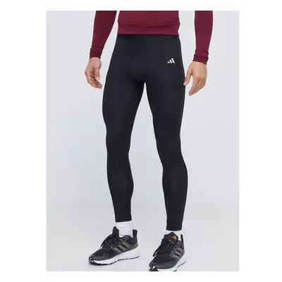 Tréninkové legíny adidas Performance Techfit černá barva, hladké, 87717481