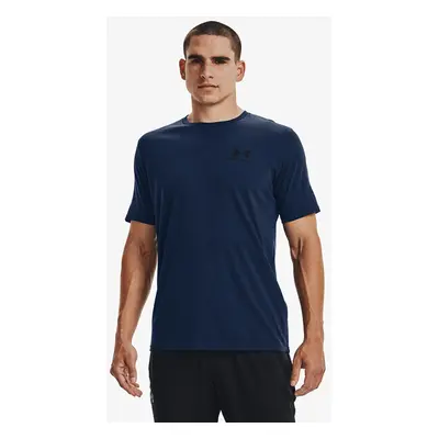 Tričko Under Armour Sportstyle Left Chest Short Sleeve T-Shirt Navy XS 90876985