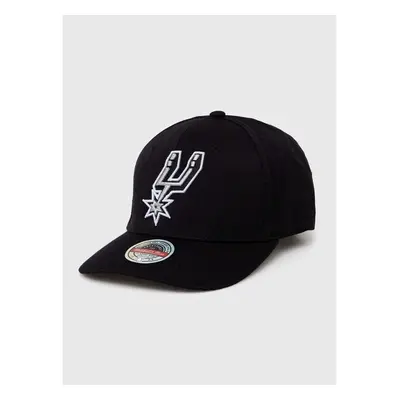 Čepice s vlněnou směsí Mitchell&Ness San Antonio Spurs černá barva, s 83072065