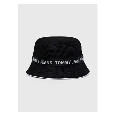 Klobouk Tommy Jeans černá barva 76811253