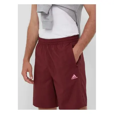 Kraťasy adidas pánské, vínová barva 82684525