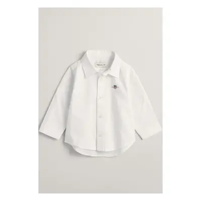 KOŠILE GANT SHIELD OXFORD SHIRT WHITE 84605754