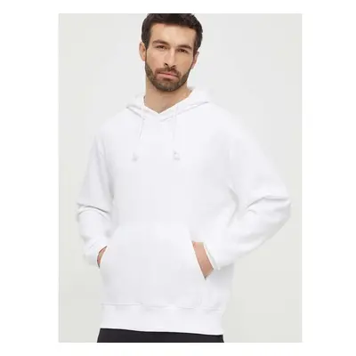 Mikina adidas pánská, bílá barva, s kapucí, hladká, IX3953 89803847