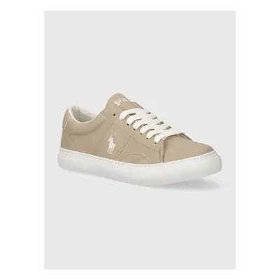 Dětské sneakers boty Polo Ralph Lauren béžová barva 90707079