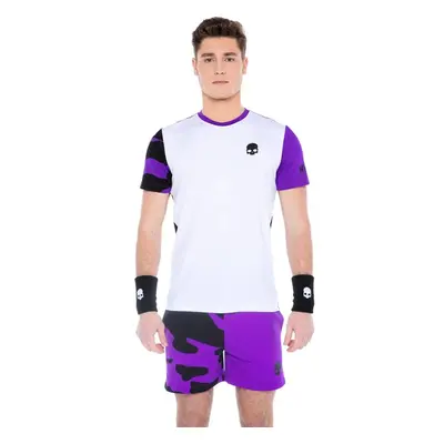 Pánské tričko Hydrogen Tech Camo Tee White/Purple 91739817