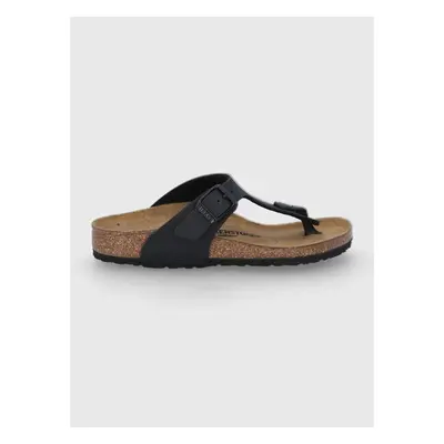 Dětské žabky Birkenstock černá barva 66699823