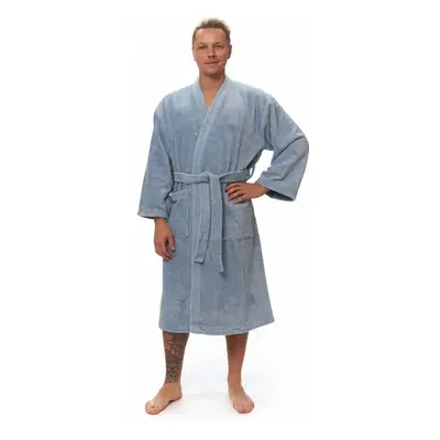 Interkontakt Pánský župan kimono, Fog Blue 88210874