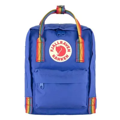 Batoh Fjallraven Kanken Rainbow Mini tmavomodrá barva, malý, s 91436481