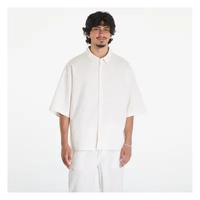 Košile Urban Classics Boxy Cotton Linen Shirt White Sand S 93889505