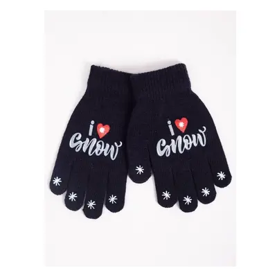 Yoclub Kidss Gloves RED-0012G-AA5A-026 87033216