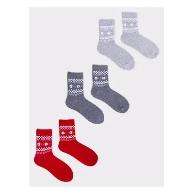 Yoclub Kidss Christmas Socks 3-Pack SKA-X047U-AA00 87880761